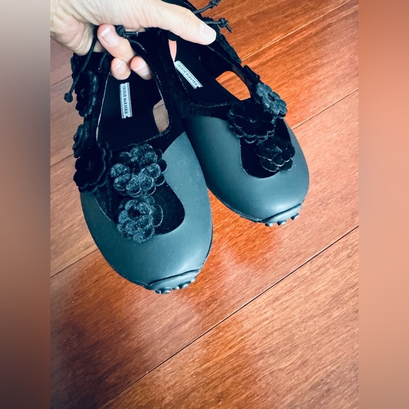 Final $ Cecilie Bahnsen Shay Floral Ballerina Shoe Flats Black EU 39 US 8.5 $900 - Picture 7 of 16